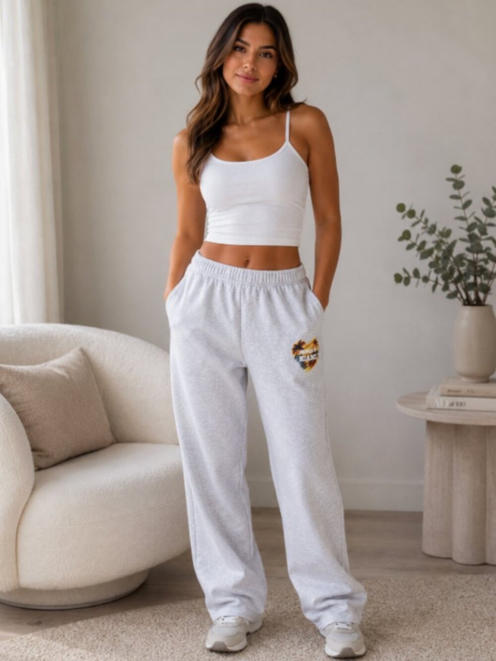 NEW Super Rare Limited Edition SKIMS X Miami Anniversary Straight Leg Pants 2X